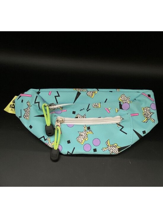 Dutch Bros Coffee Handbags - Coacha Dutch Bros Fanny Pack Retro 80’s Style 2017 Waist Bag Aqua Festival